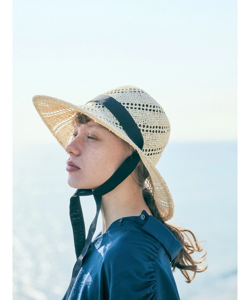 AMERICAN HOLIC（アメリカンホリック）の「ペーパーハット（ハット・レディース・アイボリー/ブラック・FREE）」の9枚目の写真