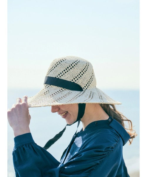 AMERICAN HOLIC（アメリカンホリック）の「ペーパーハット（ハット・レディース・アイボリー/ブラック・FREE）」の5枚目の写真