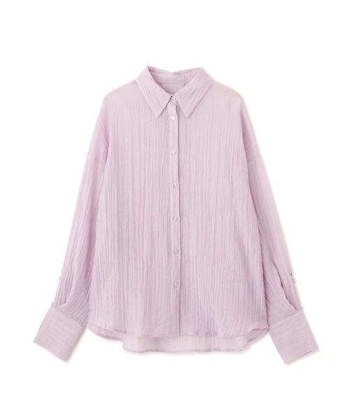 ◆シアーオーバーシャツ