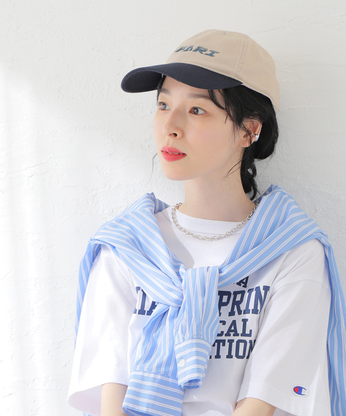SOU&VEN(スーアンドヴェン)の「【SOU&VEN/スーアンドヴェン】AUTOMOBILE CAP:キャップ(キャップ・レディース・ホワイト/グリーン/ベージュ・FREE)」の4枚目の写真