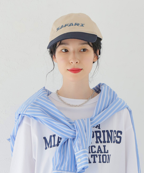 SOU&VEN(スーアンドヴェン)の「【SOU&VEN/スーアンドヴェン】AUTOMOBILE CAP:キャップ(キャップ・レディース・ホワイト/グリーン/ベージュ・FREE)」の17枚目の写真