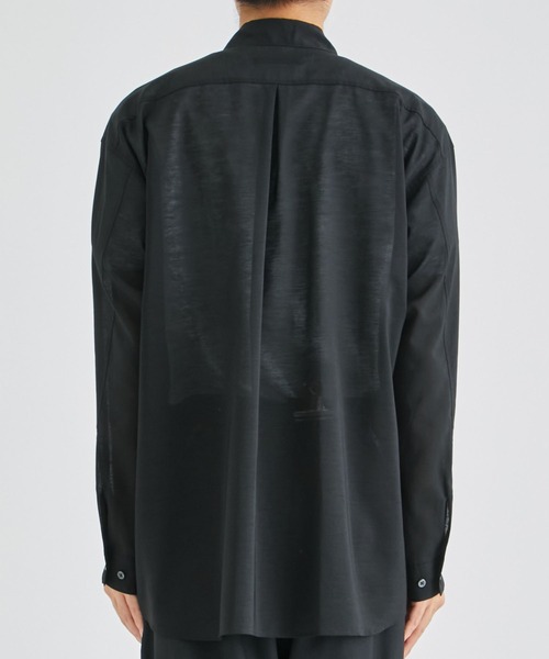 Juha(ユハ)の「【JUHA/ユハ】SOFT SHEER SHIRT(シャツ/ブラウス・メンズ・キナリ/ブラック・3/4)」の12枚目の写真