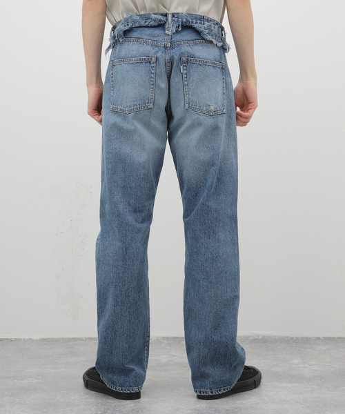 FILL THE BILL(フィルザビル)の「【FILL THE BILL/ フィルザビル】WAIST FRINGE 5POCKET JEANS(デニムパンツ・メンズ・ネイビー・1/2/3)」の5枚目の写真