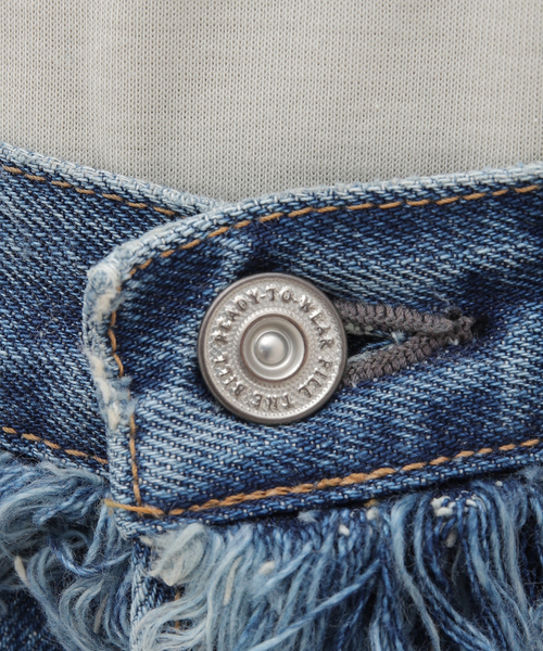 FILL THE BILL(フィルザビル)の「【FILL THE BILL/ フィルザビル】WAIST FRINGE 5POCKET JEANS(デニムパンツ・メンズ・ネイビー・1/2/3)」の14枚目の写真