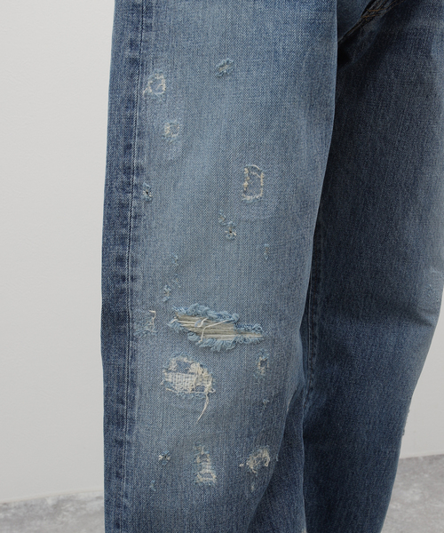 FILL THE BILL(フィルザビル)の「【FILL THE BILL/ フィルザビル】WAIST FRINGE 5POCKET JEANS(デニムパンツ・メンズ・ネイビー・1/2/3)」の15枚目の写真