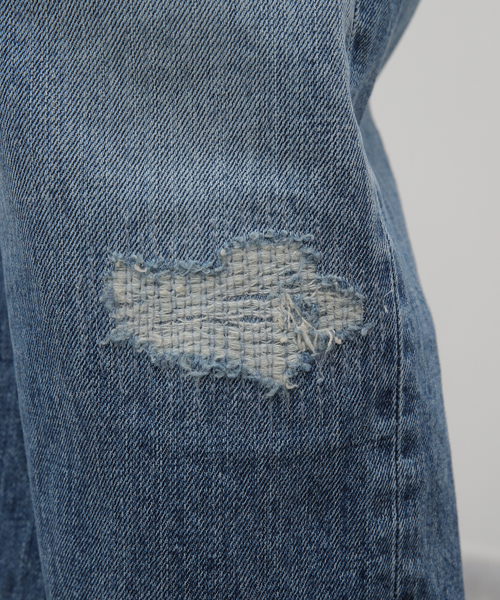 FILL THE BILL(フィルザビル)の「【FILL THE BILL/ フィルザビル】WAIST FRINGE 5POCKET JEANS(デニムパンツ・メンズ・ネイビー・1/2/3)」の16枚目の写真