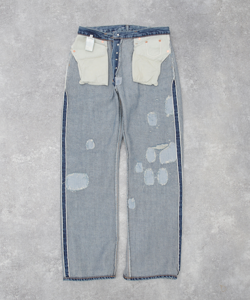 FILL THE BILL(フィルザビル)の「【FILL THE BILL/ フィルザビル】WAIST FRINGE 5POCKET JEANS(デニムパンツ・メンズ・ネイビー・1/2/3)」の20枚目の写真