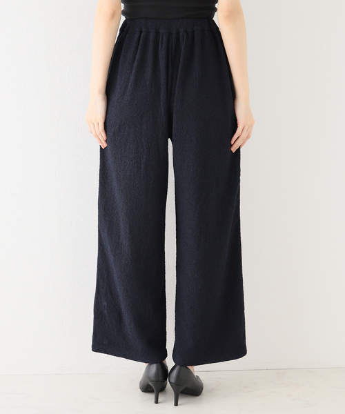 【新品未使用】Walenode ペーパーブークレニットパンツ walenode / ウェルノード 】ペーパーブークレニットパンツ