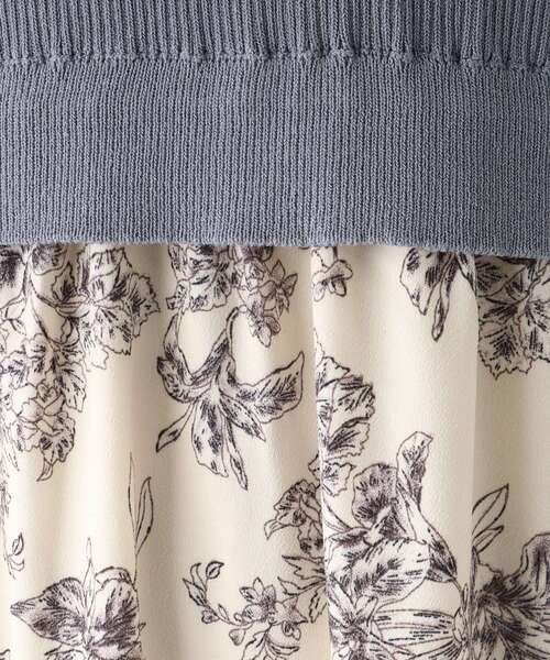 とも様 オーダー品 冷感ニットフラワーニコちゃんワンピース 見本