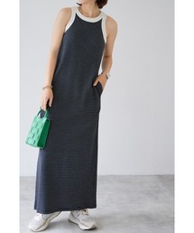 【ZOZO限定】カップ付きアメスリサーマルワンピース