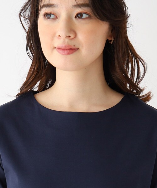 index(インデックス)の「◆シルキータッチ フェイクパールスリーブトップス【接触冷感/洗濯機洗い可】(Tシャツ/カットソー・レディース・ライトグレー/ネイビー/ライトブルー・36/38/40/42)」の15枚目の写真