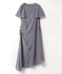 allureville シルキーポリエステルワンピース 半袖 セール】シルキーポリエステルワンピース（ワンピース