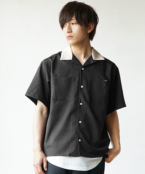 MinoriTY(マイノリティ)の「【MinoriTY】夏素材TRPUクレリックオープンカラー半袖シャツ 短丈 メンズ 夏服 開襟シャツ(シャツ/ブラウス・メンズ・サックスブルー/ブラック/ベージュ/モカ・L/M)」の18枚目の写真