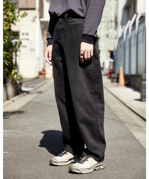 marka / ボトム/2/デニム/BLK/無地/M23C-02PT11C marka（マーカ）の「marka / マーカ：COCOON FIT JEANS - organic