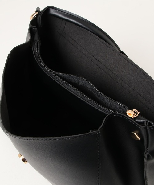 y/m by 村岡美里（イムバイムラオカミサト）の「フラップショルダーBAG（ショルダーバッグ・レディース・ブラック・FREE）」の15枚目の写真