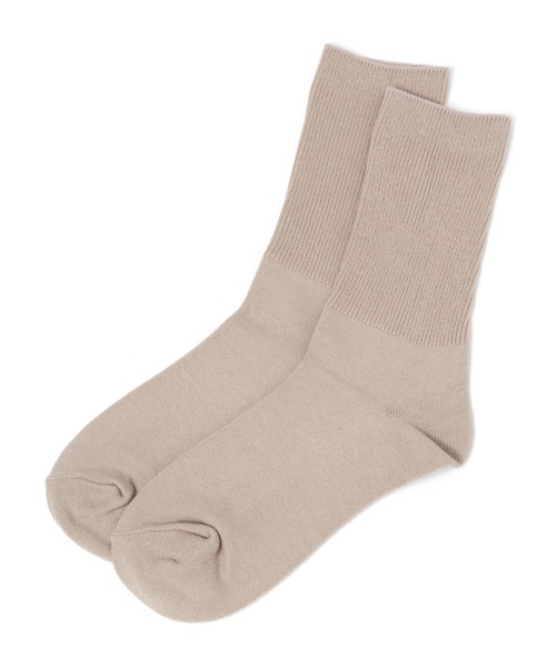 studio CLIP（スタディオクリップ）の「シンプルリブソックス（ソックス/靴下・レディース・ブラック/ブルー/レッド/ベージュ・FREE）」の2枚目の写真