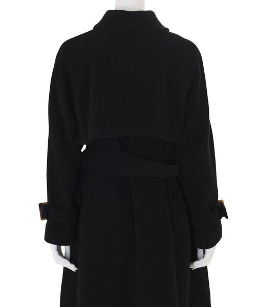 MERCURYDUO（マーキュリーデュオ）の「ウールトレンチコート（トレンチコート・レディース・ベージュ/ブラック・SMALL/MEDIUM）」の17枚目の写真