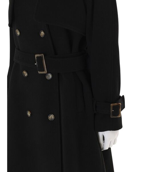 MERCURYDUO（マーキュリーデュオ）の「ウールトレンチコート（トレンチコート・レディース・ベージュ/ブラック・SMALL/MEDIUM）」の21枚目の写真