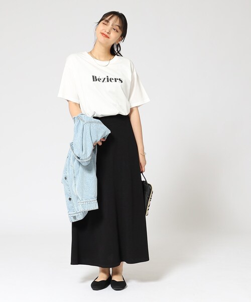 DRESKIP（ドレスキップ）の「◆ふくれジャカードフレアースカート（スカート・レディース・ブラック/ダークグリーン/ナチュラル・02/03/04）」の14枚目の写真
