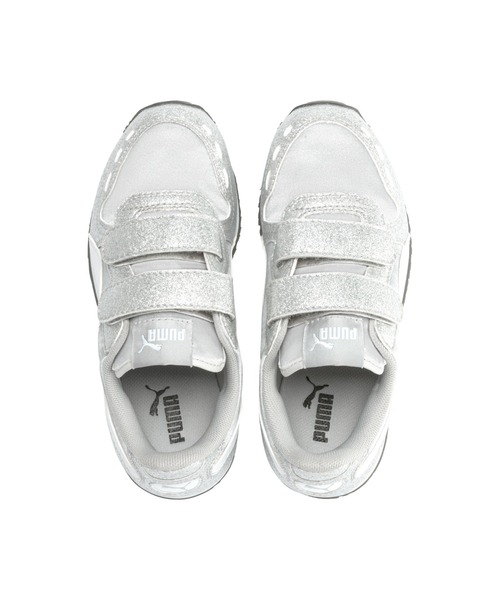 PUMA(プーマ)の「PUMA/プーマ キッズ スニーカー カバナレーサーグリップ V PS 370985(スニーカー・キッズ・ホワイト×シルバー/ブラック×シルバー・17.0cm/19.0cm/18.0cm/21.0cm/20.0cm)」の7枚目の写真