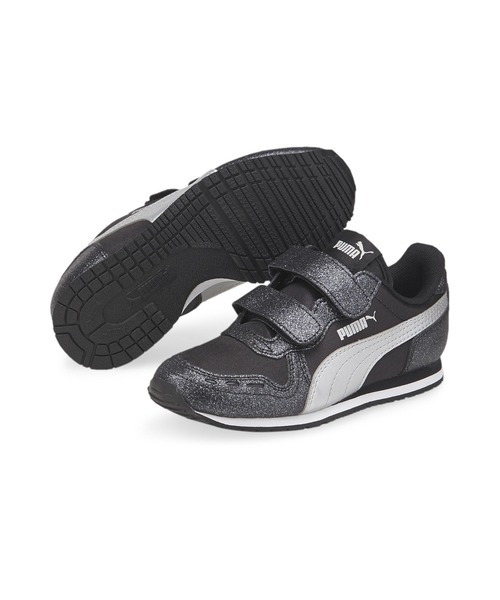 PUMA(プーマ)の「PUMA/プーマ キッズ スニーカー カバナレーサーグリップ V PS 370985(スニーカー・キッズ・ホワイト×シルバー/ブラック×シルバー・17.0cm/19.0cm/18.0cm/21.0cm/20.0cm)」の11枚目の写真