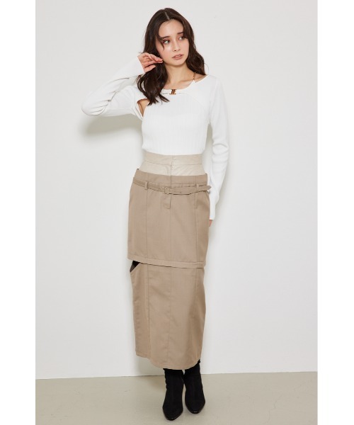 rienda（リエンダ）の「チェーンタンクボレロセットトップス