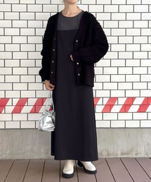 LEPSIM | 5ゲージループカーディガンセットワンピース 970838(ワンピース)