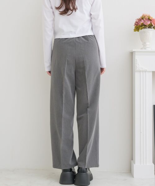 ems excite（エムズエキサイト）の「リボンポケットPT（その他パンツ・レディース・ブラウン系その他2/ボルドー/ライトグレー・FREE）」の10枚目の写真