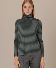 MACKINTOSH LONDON | ウォッシャブルウール天竺ボーダープルオーバー(Tシャツ/カットソー)