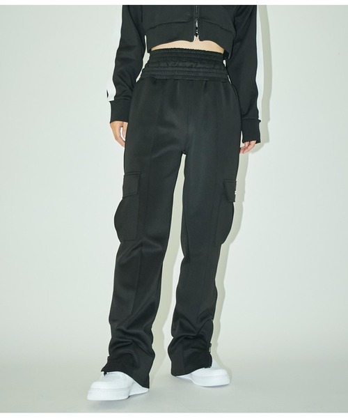 ANLIBERTY ANAP（アンリバティアナップ）の「ダブルウエストトラックパンツ（その他パンツ・レディース・ブルー/ブラック/レッド・FREE）」の19枚目の写真