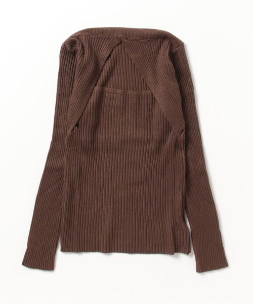 Silly（シリー）の「【韓国コーデに◎】ボレロ風ニットトップス（ニット/セーター・レディース・レッド/ホワイト/ブラウン/ブルー/グレー/アイボリー/ブラック・FREE）」の9枚目の写真