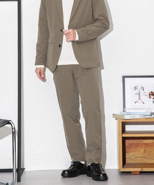 NANO universe（ナノユニバース）の「ダブルクロスストレッチスラックス（スラックス・メンズ・ブラック/ネイビー/モカ・M/S/L）」の11枚目の写真