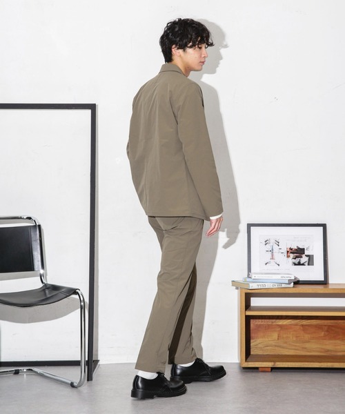 NANO universe（ナノユニバース）の「ダブルクロスストレッチスラックス（スラックス・メンズ・ブラック/ネイビー/モカ・M/S/L）」の16枚目の写真