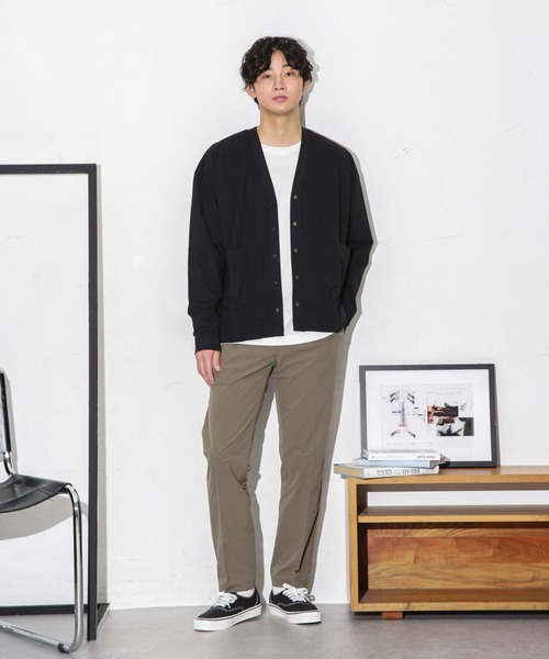 NANO universe（ナノユニバース）の「ダブルクロスストレッチスラックス（スラックス・メンズ・ブラック/ネイビー/モカ・M/S/L）」の18枚目の写真