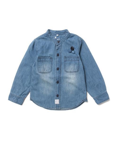 B:MING by BEAMS(ビーミングバイビームス)の「<VERY 9月号掲載>ビーミング by ビームス / バンドカラーシャツ(シャツ/ブラウス・キッズ・ブルー・140/110/100/130/120/90)」の14枚目の写真