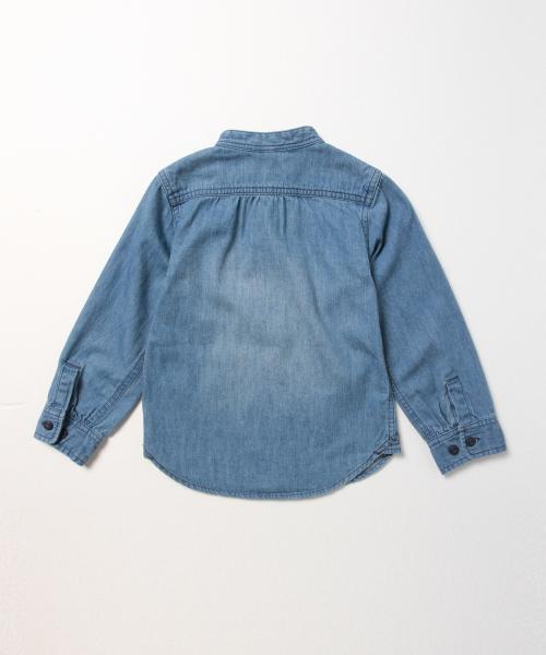 B:MING by BEAMS(ビーミングバイビームス)の「<VERY 9月号掲載>ビーミング by ビームス / バンドカラーシャツ(シャツ/ブラウス・キッズ・ブルー・140/110/100/130/120/90)」の18枚目の写真