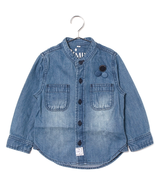 B:MING by BEAMS(ビーミングバイビームス)の「<VERY 9月号掲載>ビーミング by ビームス / バンドカラーシャツ(シャツ/ブラウス・キッズ・ブルー・140/110/100/130/120/90)」の10枚目の写真