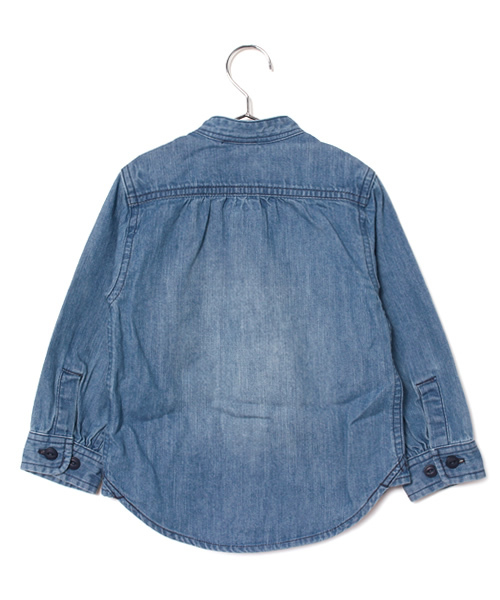 B:MING by BEAMS(ビーミングバイビームス)の「<VERY 9月号掲載>ビーミング by ビームス / バンドカラーシャツ(シャツ/ブラウス・キッズ・ブルー・140/110/100/130/120/90)」の11枚目の写真