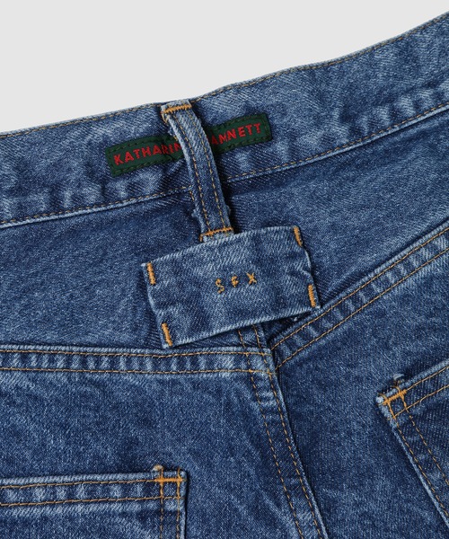 SASQUATCHfabrix.(サスクワァッチファブリックス)の「“KATHARINE HAMNETT” DENIM 5PK PANTS(デニムパンツ・メンズ・インディゴブルー・M/L)」の8枚目の写真