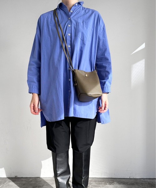 AT CREATION（アットクリエイション）の「EM:軽量160g アイリスショルダー（ショルダーバッグ・レディース・ベージュ/ブラック/サックスブルー/アイボリー/カーキ・FREE）」の20枚目の写真