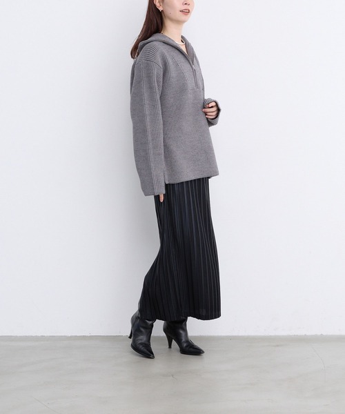 LEPSIM(レプシィム)の「【FOR I SERIES】メタリックスカート 978190(スカート・レディース・シルバー/ブラック・FREE)」の13枚目の写真