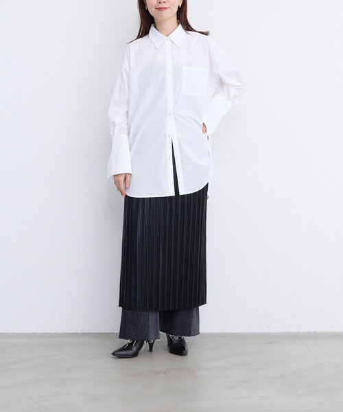 LEPSIM(レプシィム)の「【FOR I SERIES】メタリックスカート 978190(スカート・レディース・シルバー/ブラック・FREE)」の14枚目の写真