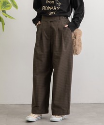 POU DOU DOU（プードゥドゥ）の「グルカベルト２タックワイドパンツ（スラックス）」