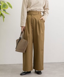 POU DOU DOU（プードゥドゥ）の「グルカベルト２タックワイドパンツ（スラックス）」