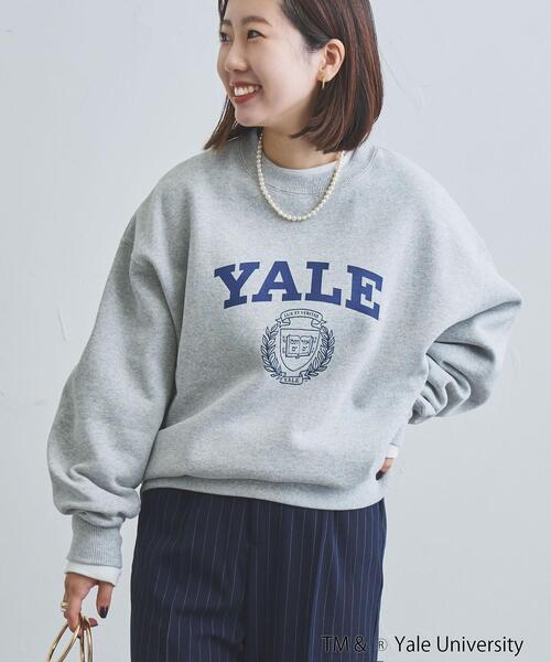 coen（コーエン）の「YALE別注ヘビー裏起毛スウェットプルオーバー（スウェット・レディース・グレー/オフホワイト/ネイビー・FREE）」の22枚目の写真