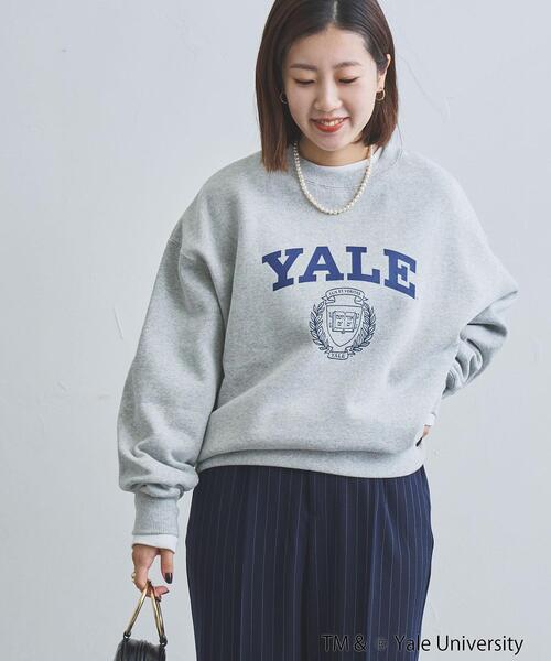 coen（コーエン）の「YALE別注ヘビー裏起毛スウェットプルオーバー（スウェット・レディース・グレー/オフホワイト/ネイビー・FREE）」の13枚目の写真
