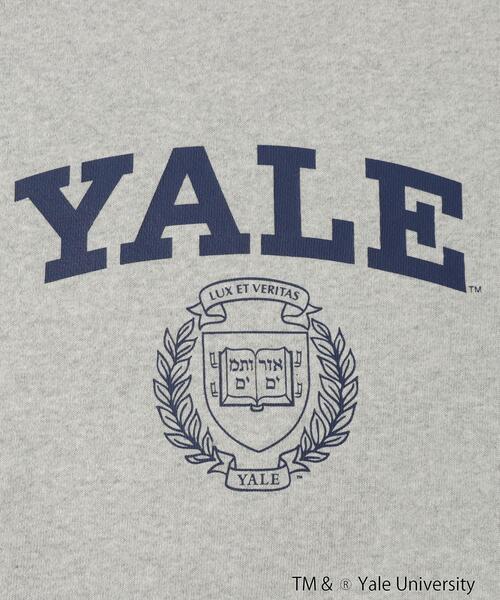 coen（コーエン）の「YALE別注ヘビー裏起毛スウェットプルオーバー（スウェット・レディース・グレー/オフホワイト/ネイビー・FREE）」の9枚目の写真