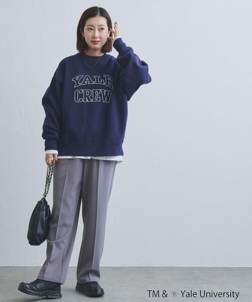 coen（コーエン）の「YALE別注ヘビー裏起毛スウェットプルオーバー（スウェット・レディース・グレー/オフホワイト/ネイビー・FREE）」の10枚目の写真