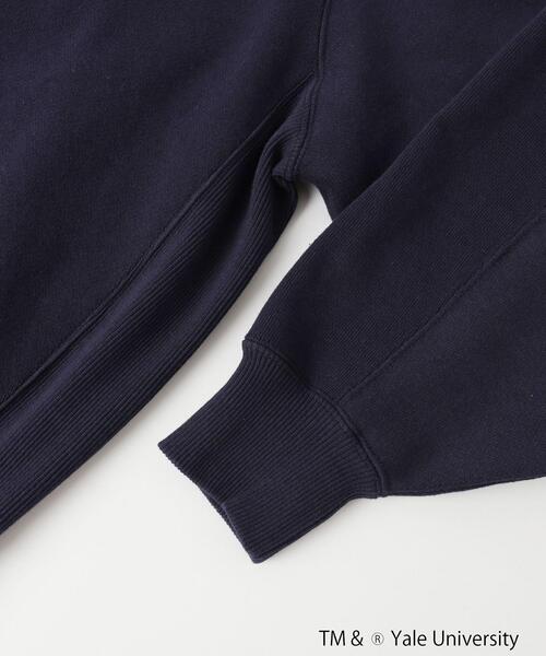 coen（コーエン）の「YALE別注ヘビー裏起毛スウェットプルオーバー（スウェット・レディース・グレー/オフホワイト/ネイビー・FREE）」の6枚目の写真