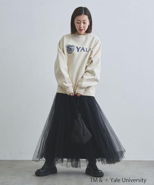 coen（コーエン）の「YALE別注ヘビー裏起毛スウェットプルオーバー（スウェット・レディース・グレー/オフホワイト/ネイビー・FREE）」の21枚目の写真